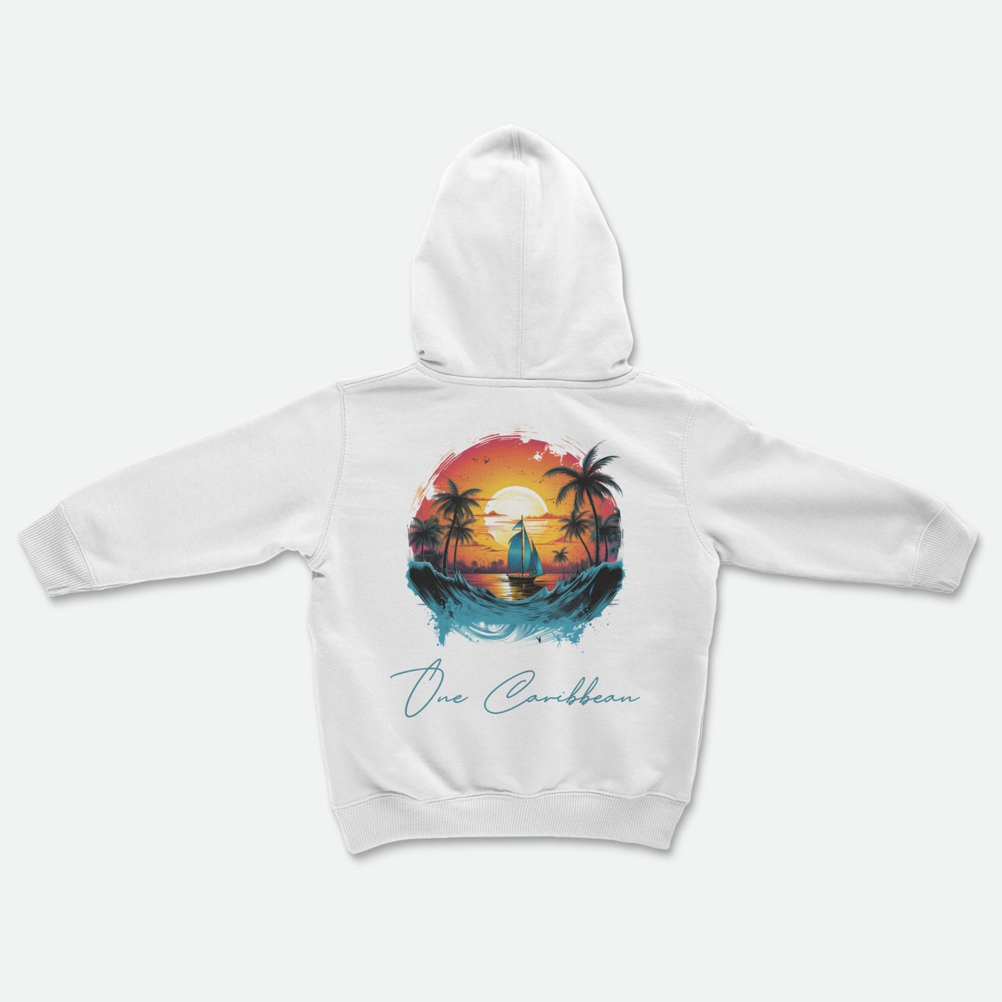 One Caribbean Youth Graphic Hoodie (Caribbean Oasis)