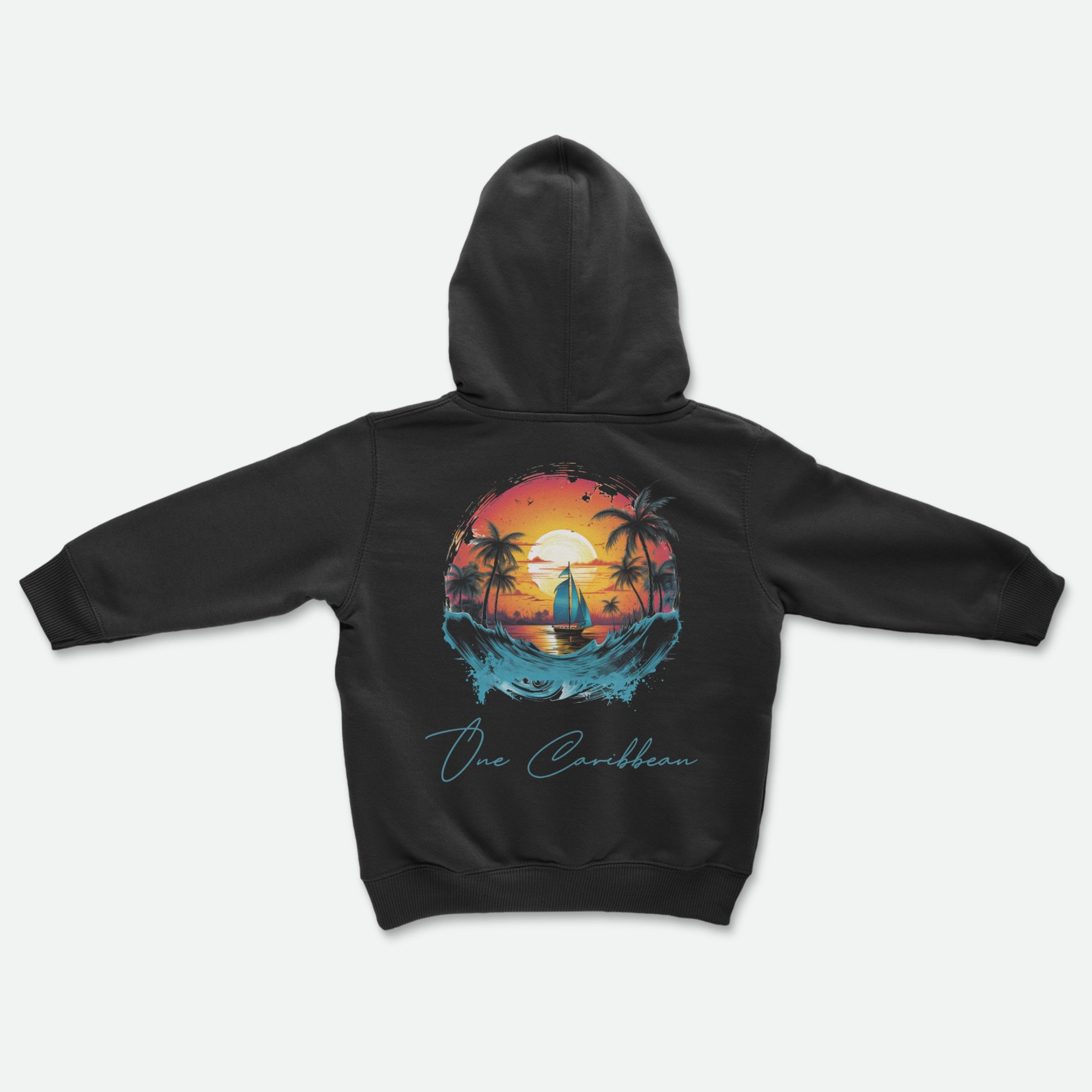 One Caribbean Youth Graphic Hoodie (Caribbean Oasis)