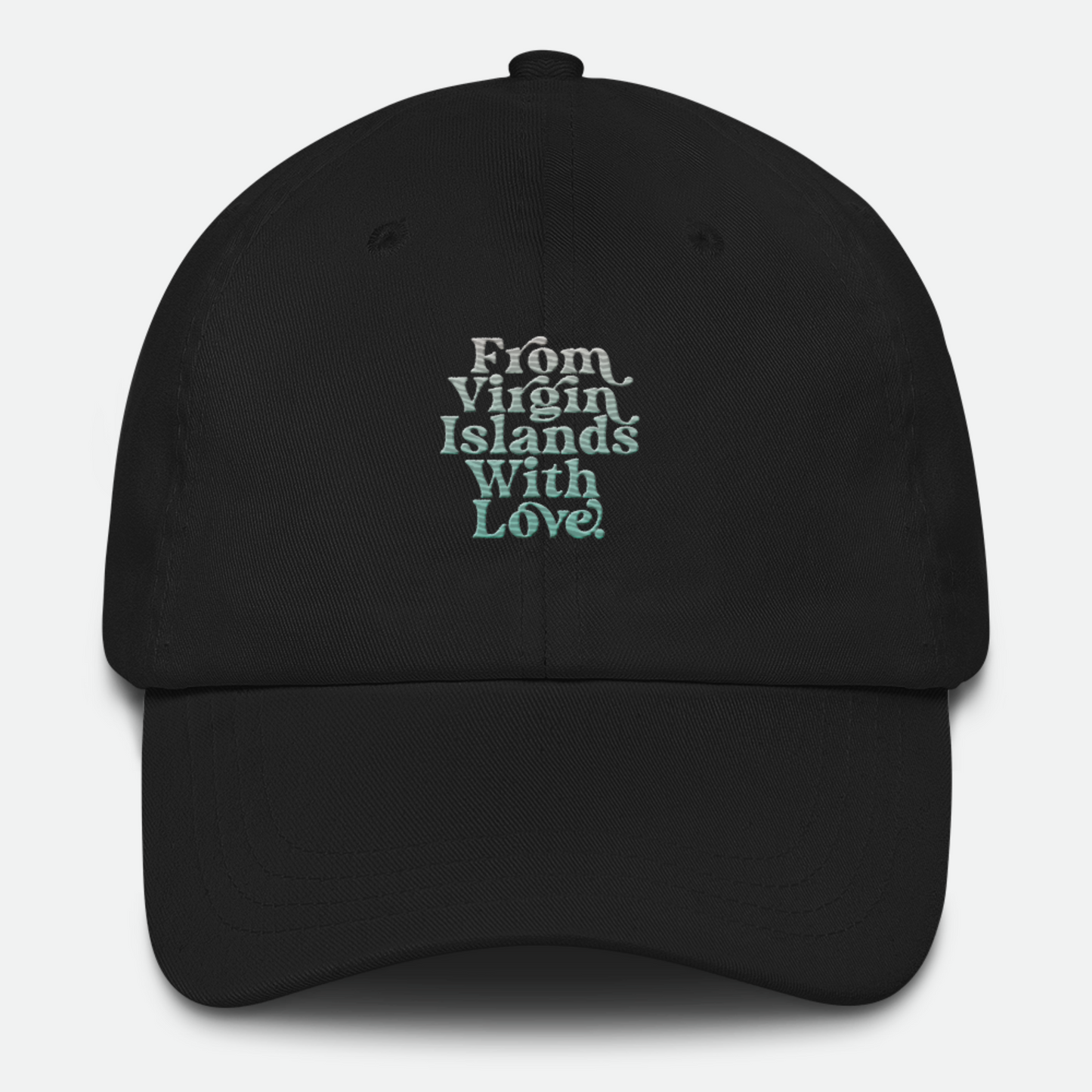 From Virgin Islands With Love Mint (Magen's Bay) Dad hat