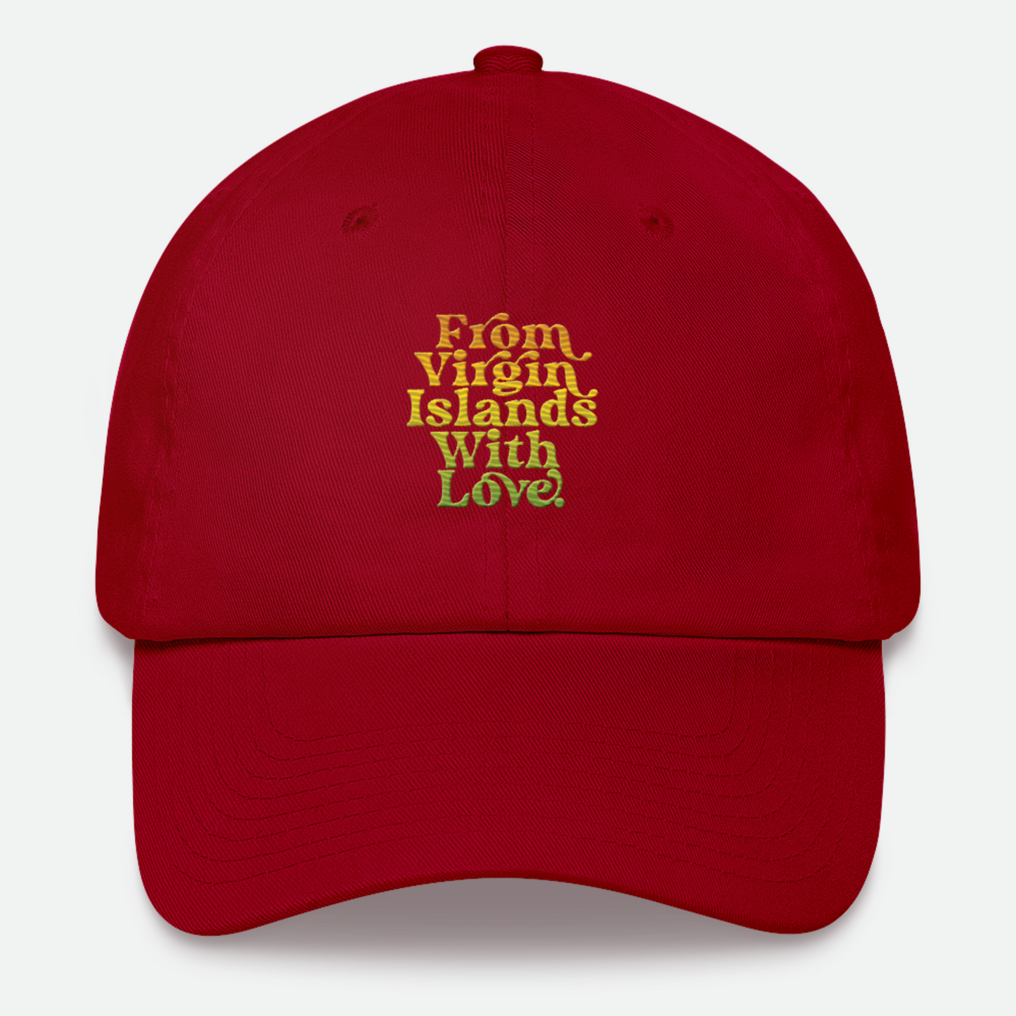 From Virgin Islands With Love (Irie Print) Dad Hat