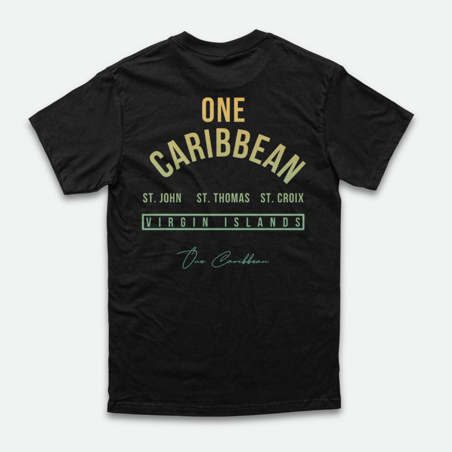 One Caribbean Souvenir Collection T-Shirt (Lime Rickey)