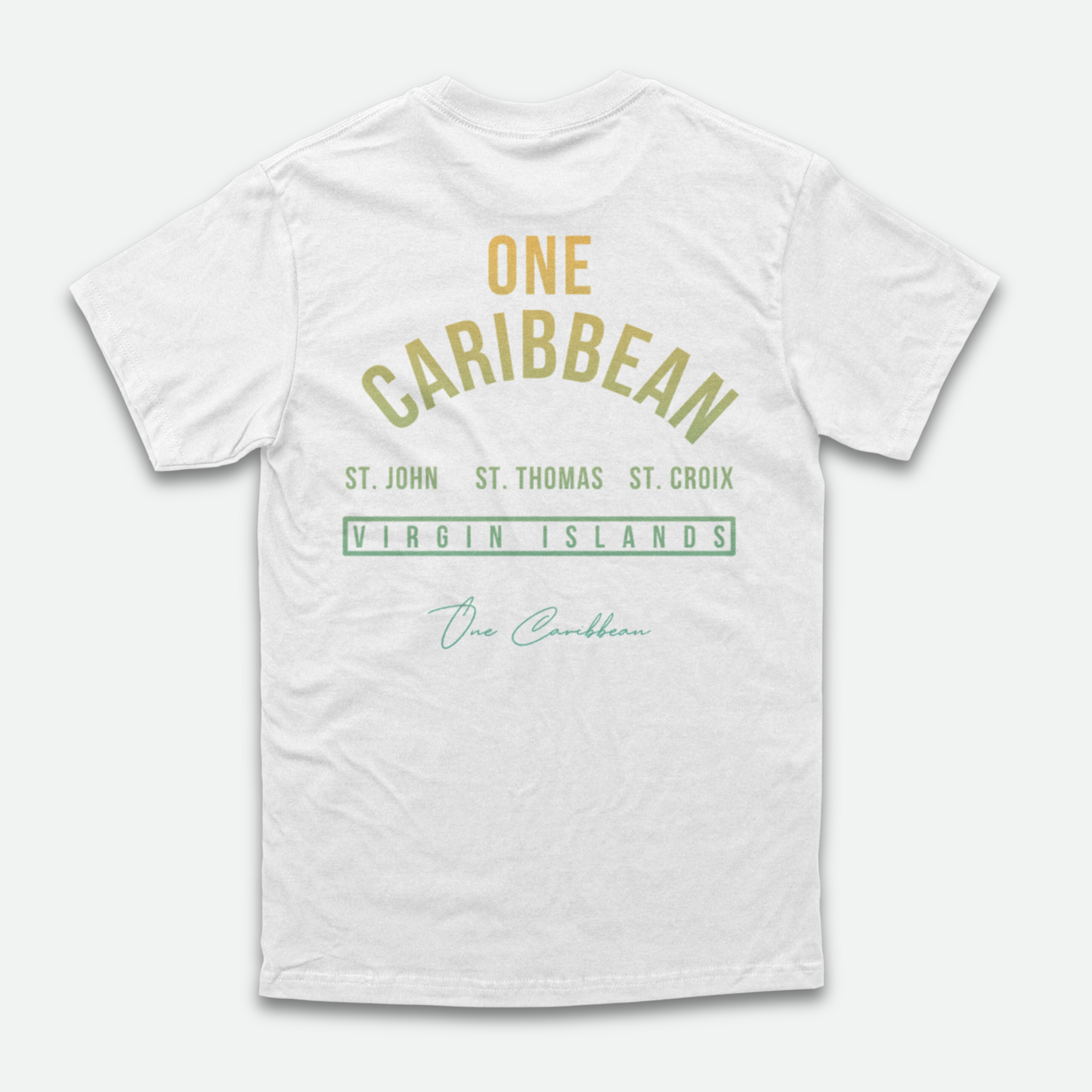 One Caribbean Souvenir Collection T-Shirt (Lime Rickey)