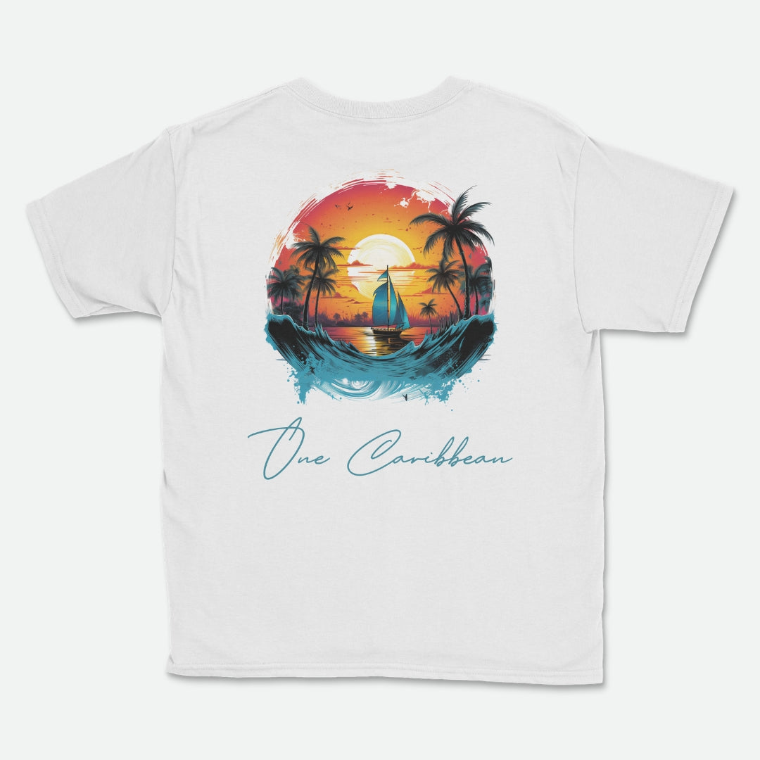 One Caribbean Youths Graphic Tee (Caribbean Oasis)