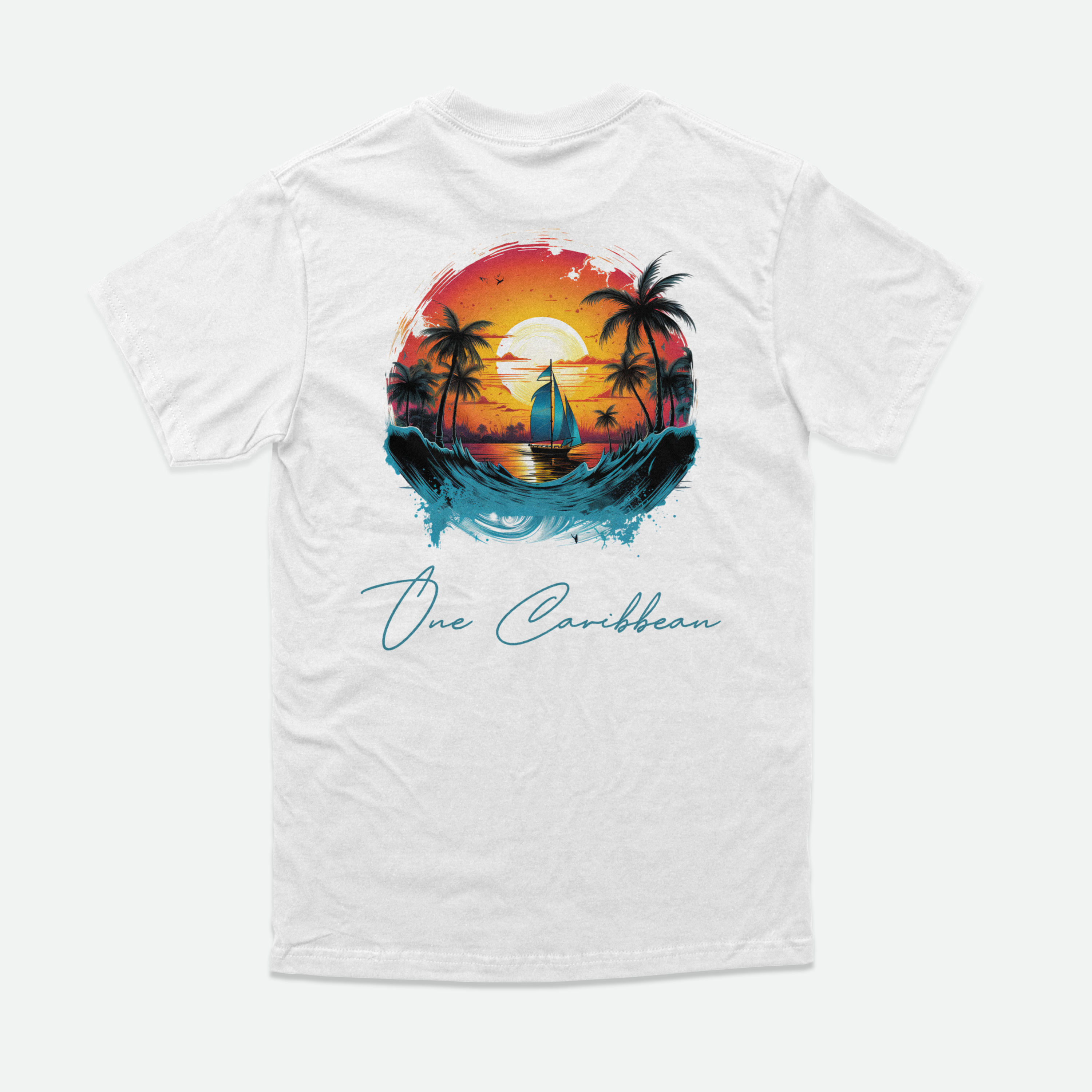 One Caribbean Graphic Tee (Caribbean Oasis)