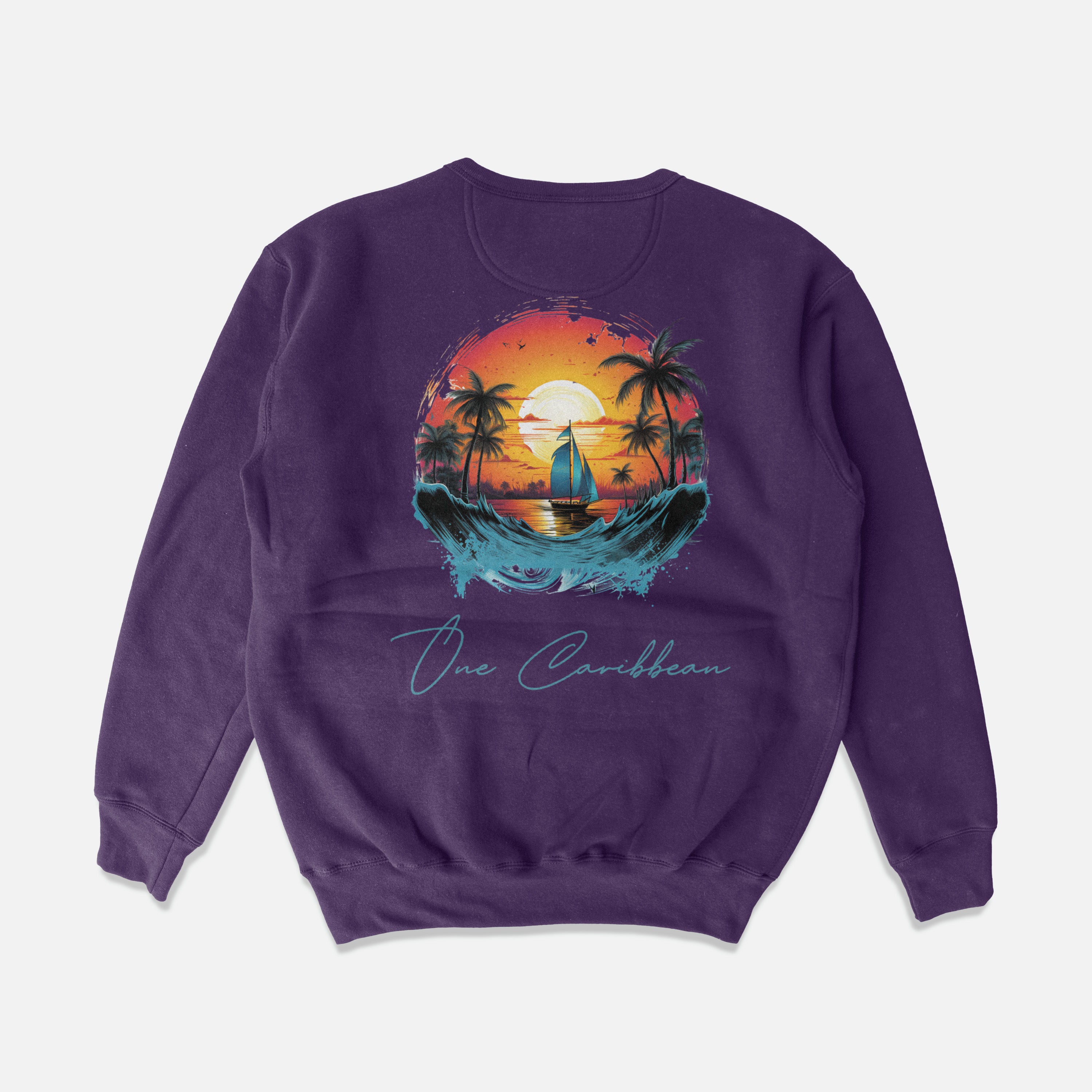 One Caribbean Graphic Sweatshirt (Caribbean Oasis)