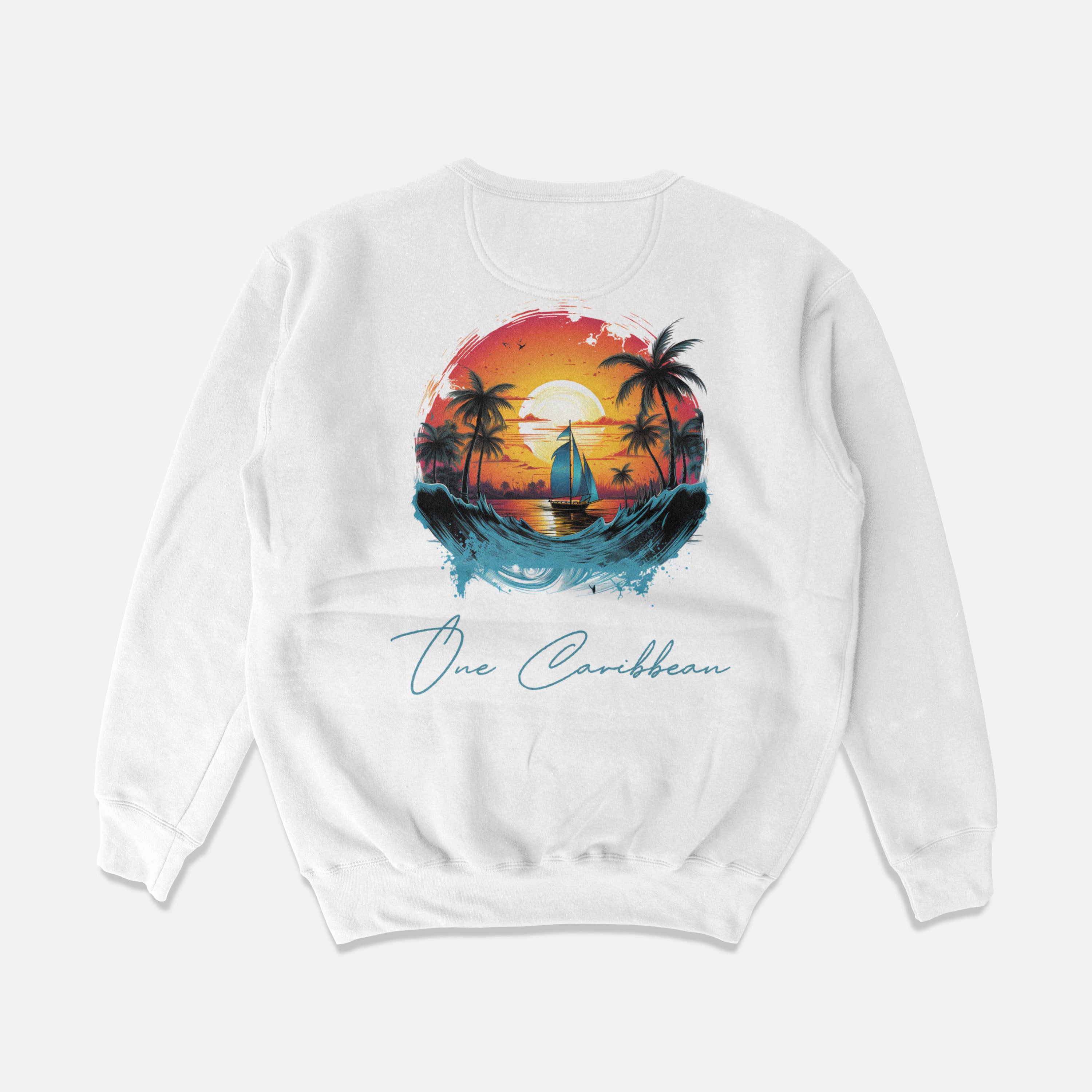 One Caribbean Graphic Sweatshirt (Caribbean Oasis)