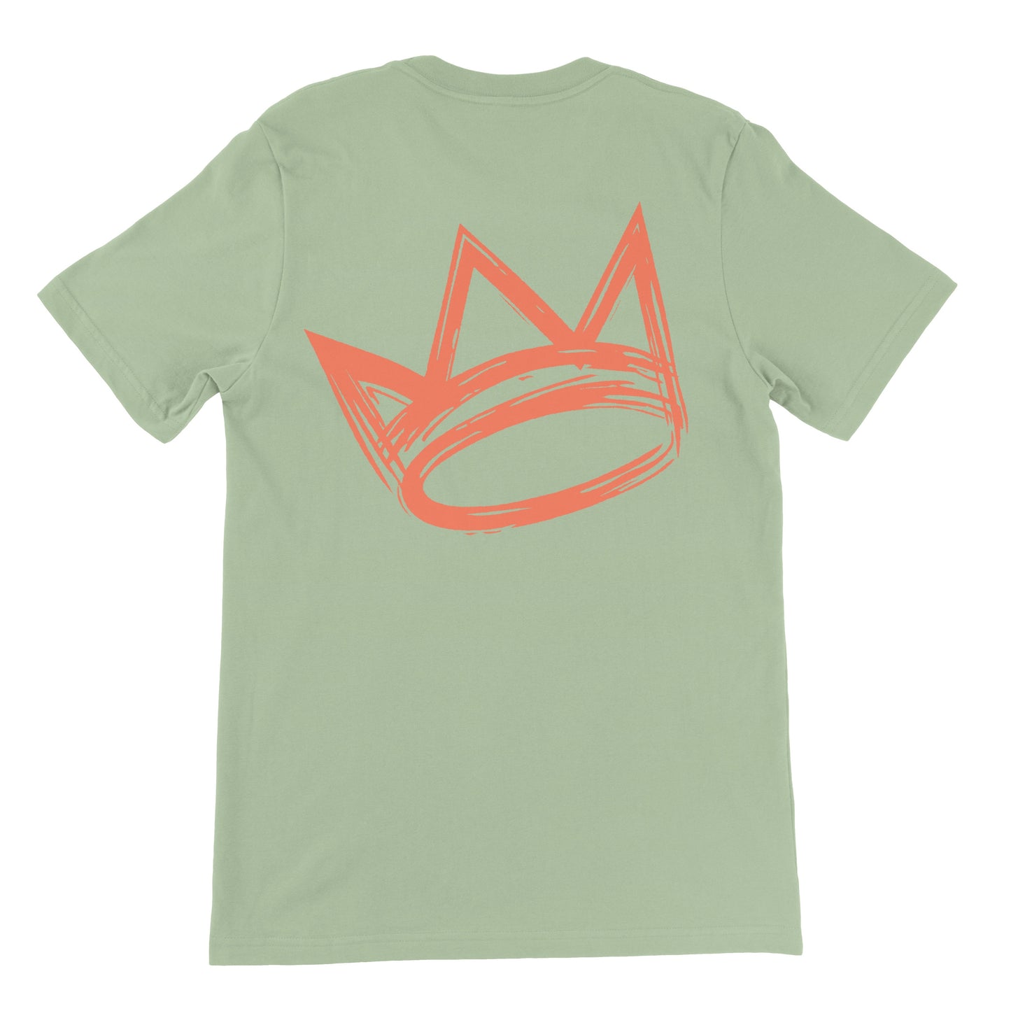 King Crown Collection (Leaf Short Sleeve T-Shirt Coral Crown)