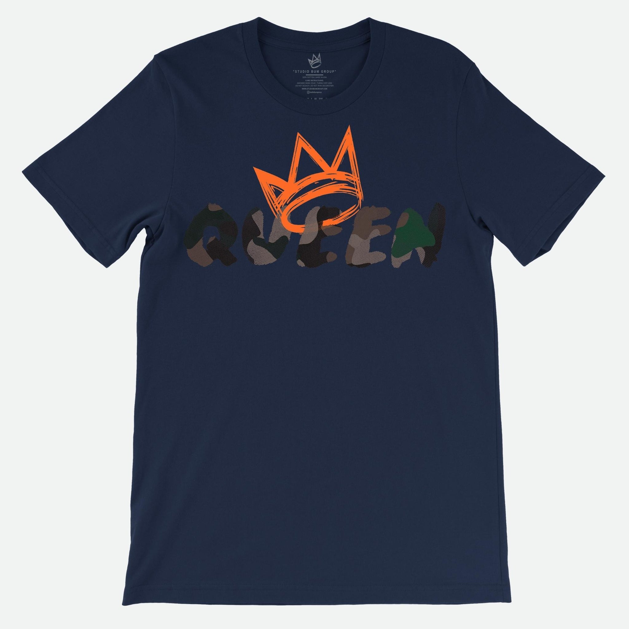 Queen T-Shirt Camouflage Print