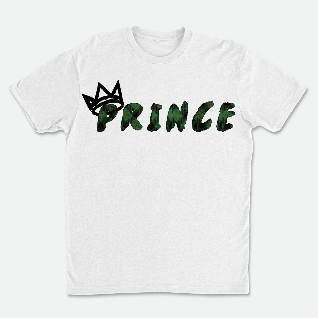 Prince Green Madras Short Sleeve T-Shirt