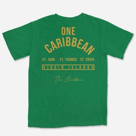 One Caribbean Souvenir Collection T-Shirt (Clover)