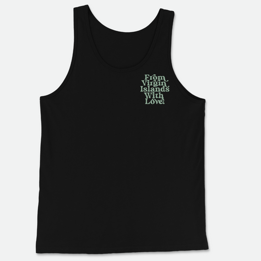 From Virgin Islands With Love Tank Top (Mint Print)