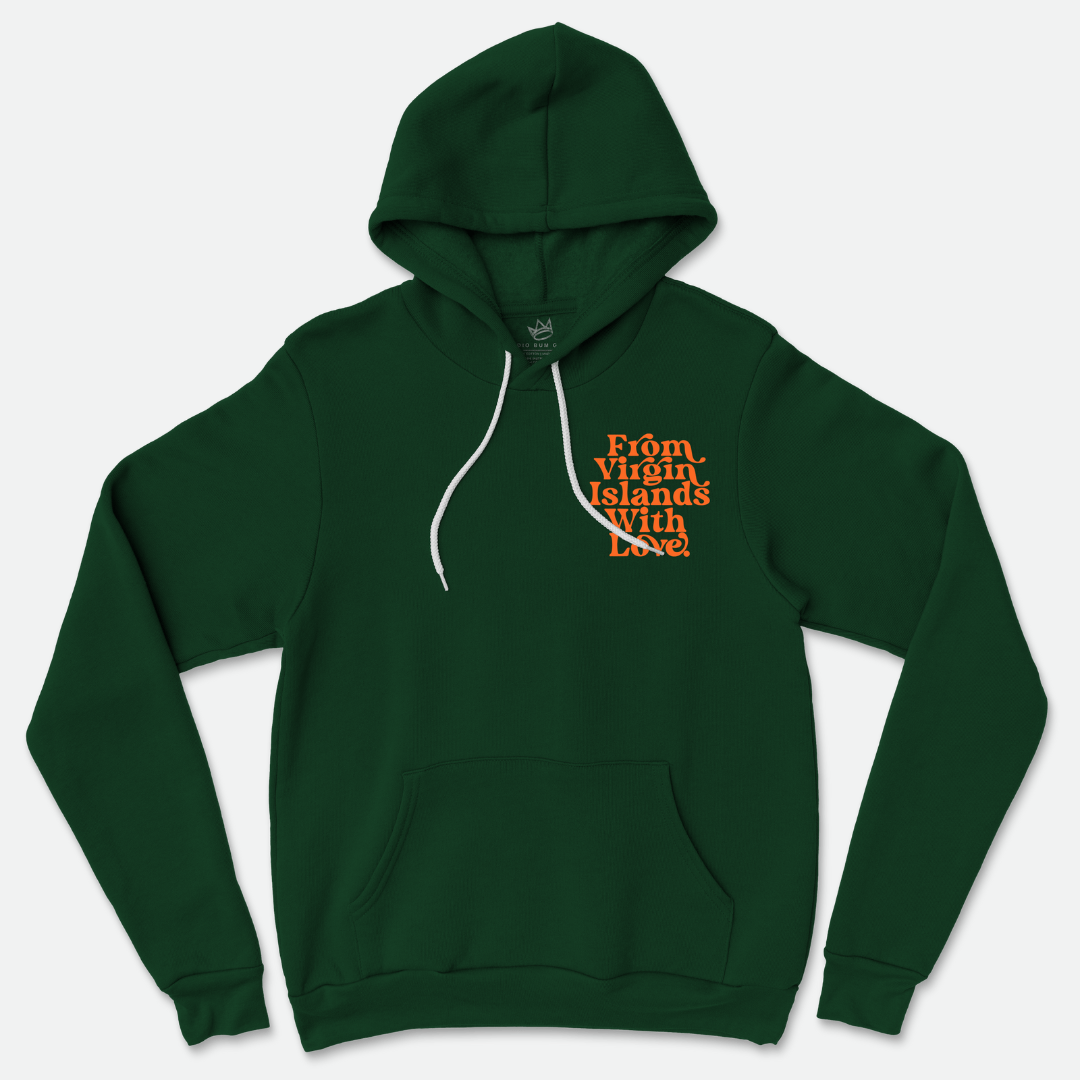 Orange and green hoodie online