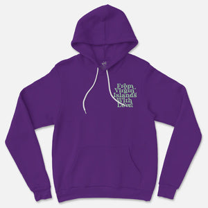 From Virgin Islands With Love Hoodies (Mint Print)