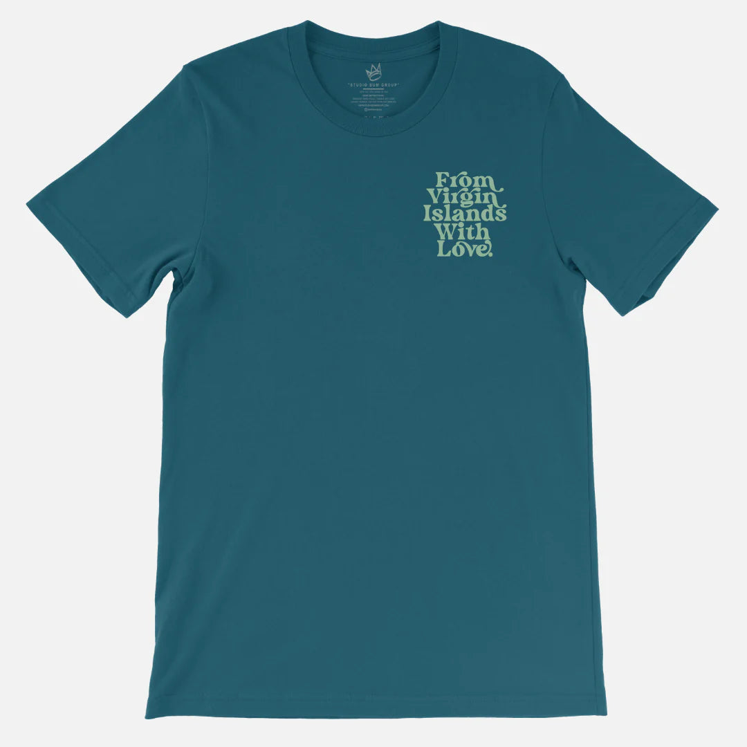 From Virgin Islands With Love T-Shirts (Mint Print)