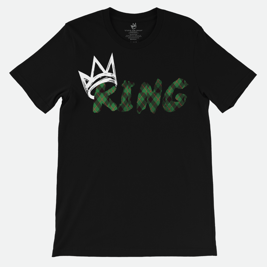 King Green Madras Short Sleeve T-Shirt