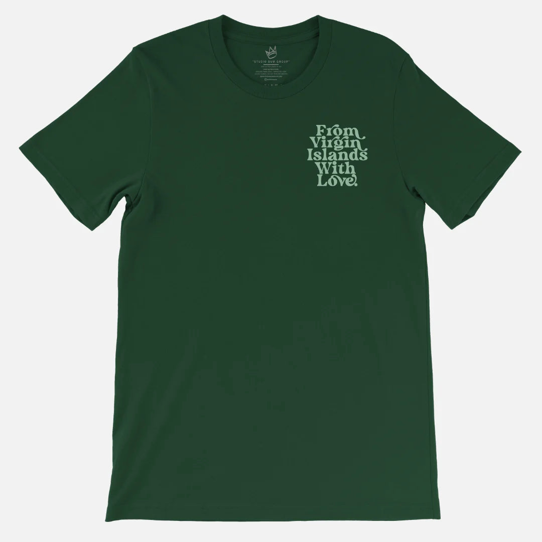 From Virgin Islands With Love T-Shirts (Mint Print)