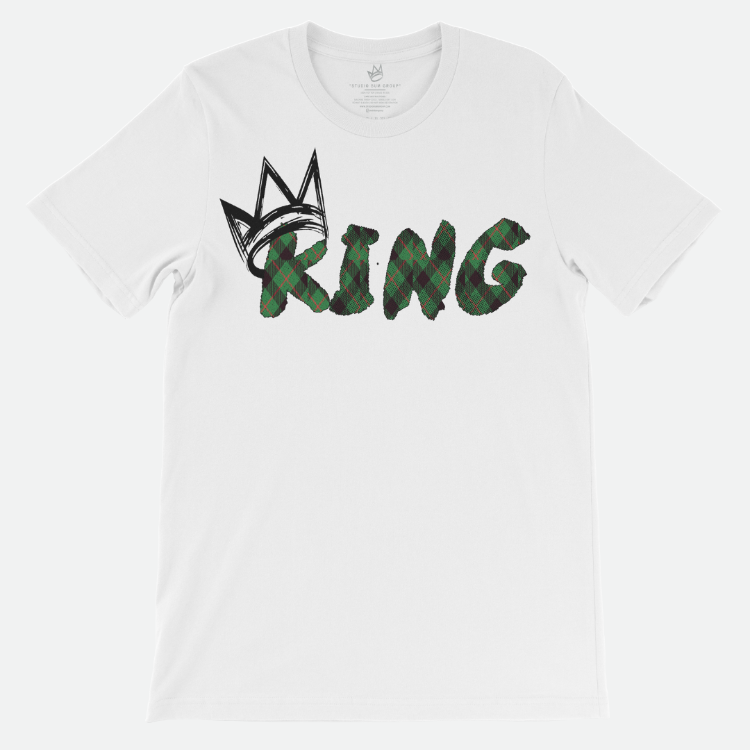 King Green Madras Short Sleeve T-Shirt