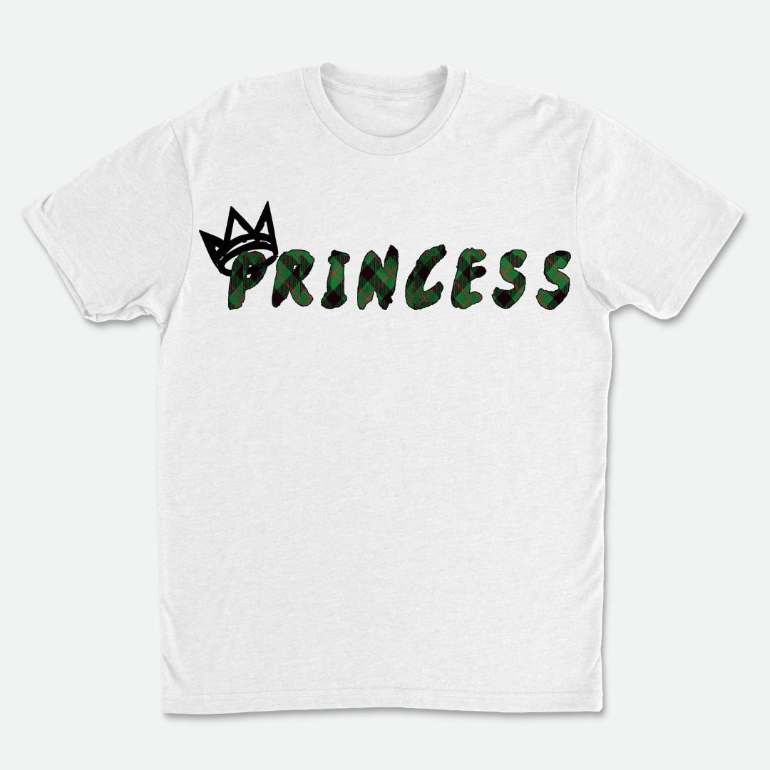 Princess Green Madras Short Sleeve T-Shirt