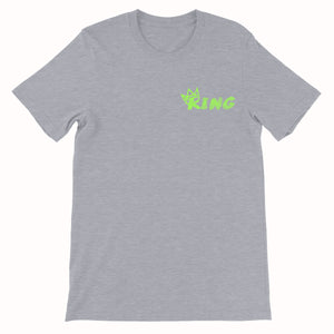 King Crown Collection (Grey Short Sleeve T-Shirt Green Crown)