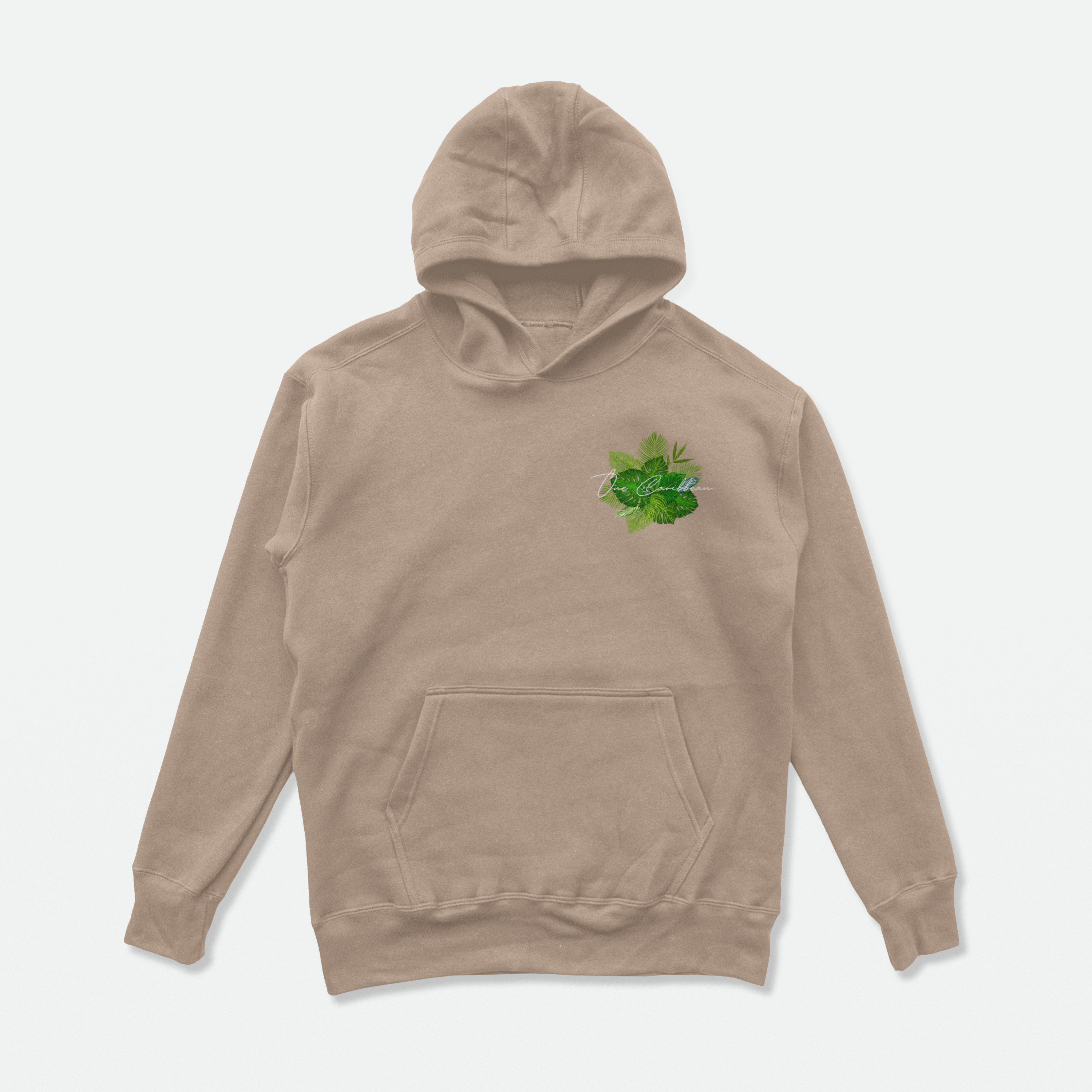 One Caribbean Bush Tee Hoodie (Tan)