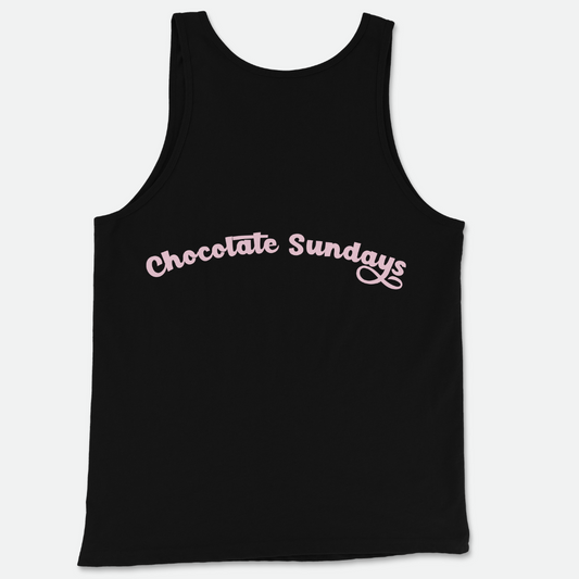 Chocolate Sundays Tank Top (Black Pink)