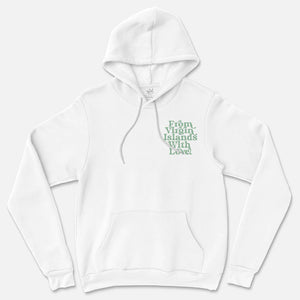 From Virgin Islands With Love Hoodies (Mint Print)