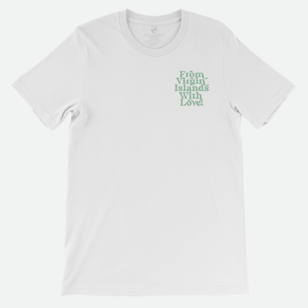 From Virgin Islands With Love T-Shirts (Mint Print)