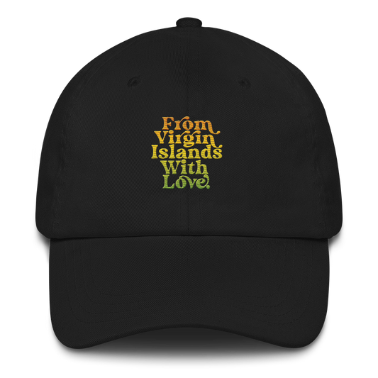 From Virgin Islands With Love (Irie Print) Dad Hat