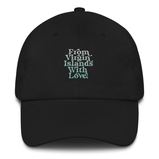 From Virgin Islands With Love Mint (Magen's Bay) Dad hat